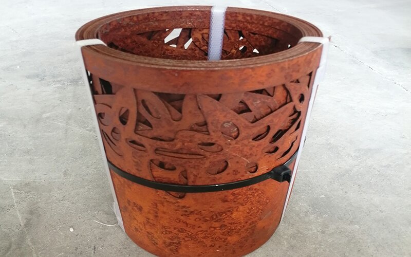Corten Steel Flower Bed Edging