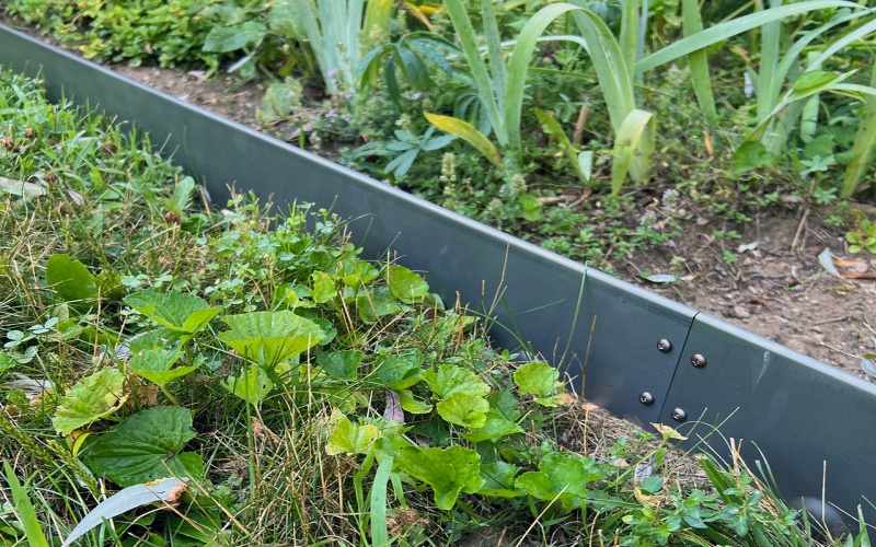 Corten Steel Property Line Edging