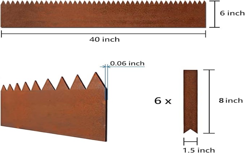 Decorative Steel Landscape Edging