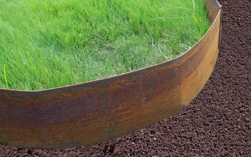 Corten Steel Terrace Edging