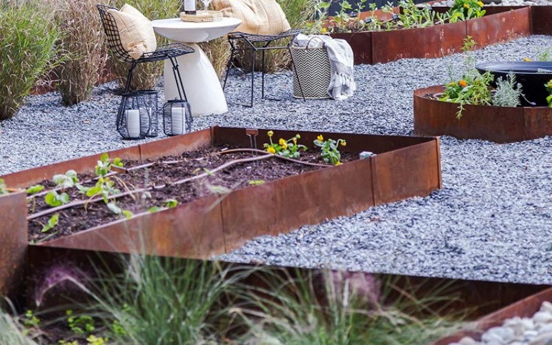 Designer Steel Landscape Edging
