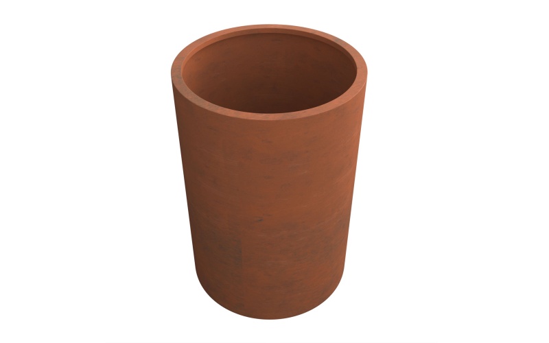 Corten Steel Planter Box with Drainage Holes