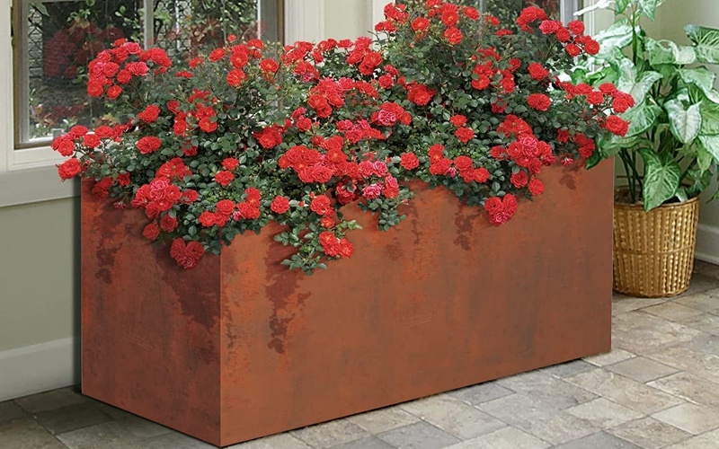 Bulk Weathering Steel Planters for Landscaping