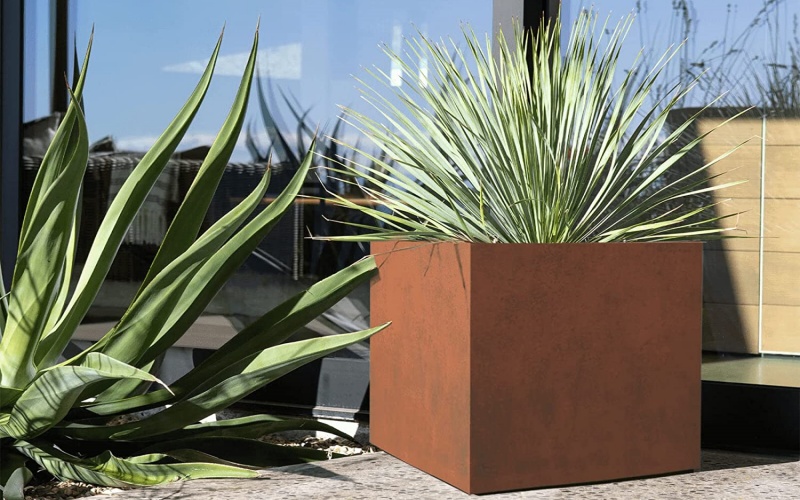 Bulk Weathering Steel Planters for Landscaping