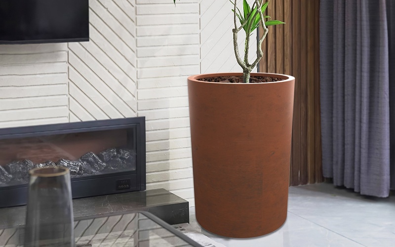  Custom Industrial Steel Planters for Hotels