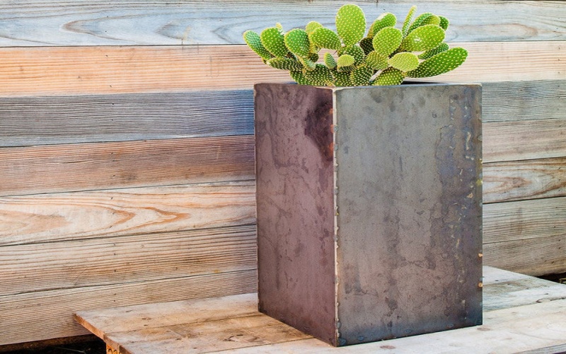 High-End Steel Planter Boxes for Resorts