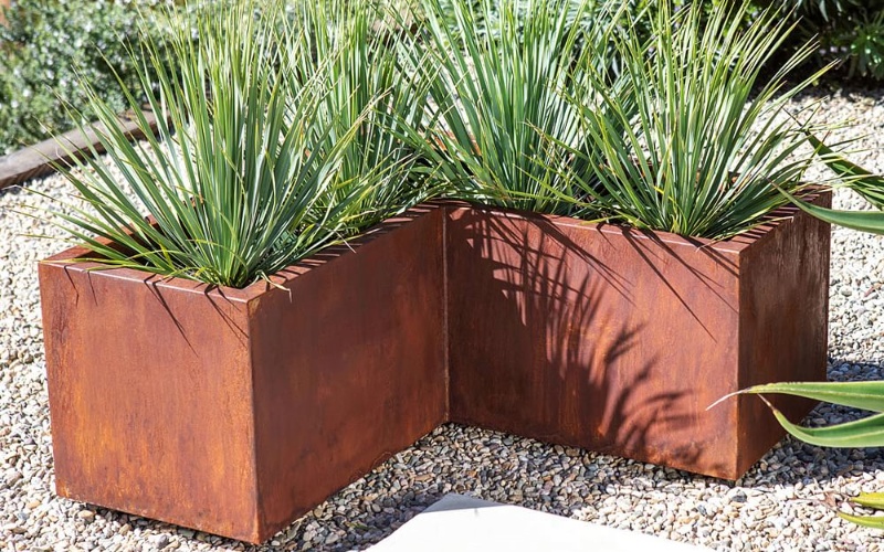 Customizable & Bulk Options OEM Corten Planter Boxes for Contractors