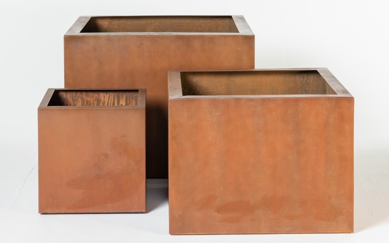 Modular Corten Planters for Urban Projects