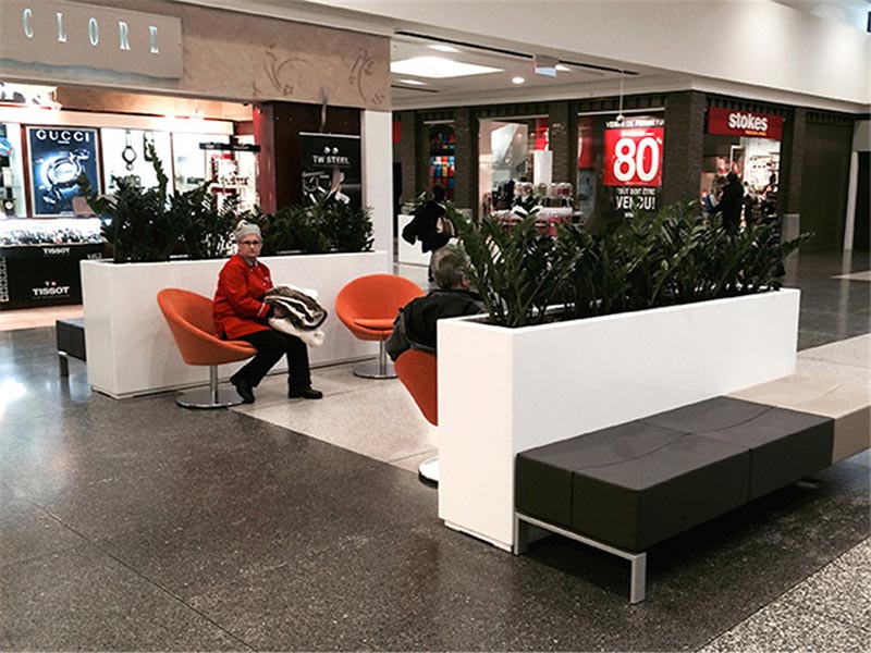 Industry-Specific Applications Hotel Lobby Corten Steel Planter Boxes