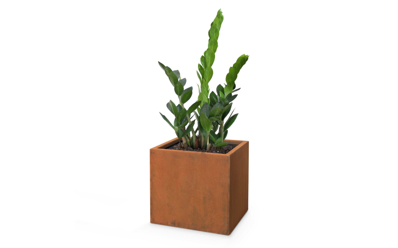 Industry-Specific Applications Hotel Lobby Corten Steel Planter Boxes