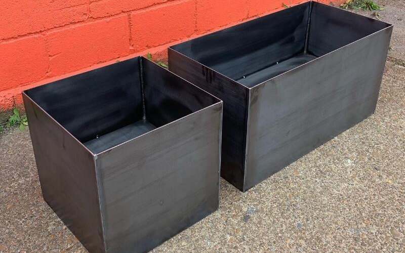 Office Park Corten Planter Box Sets