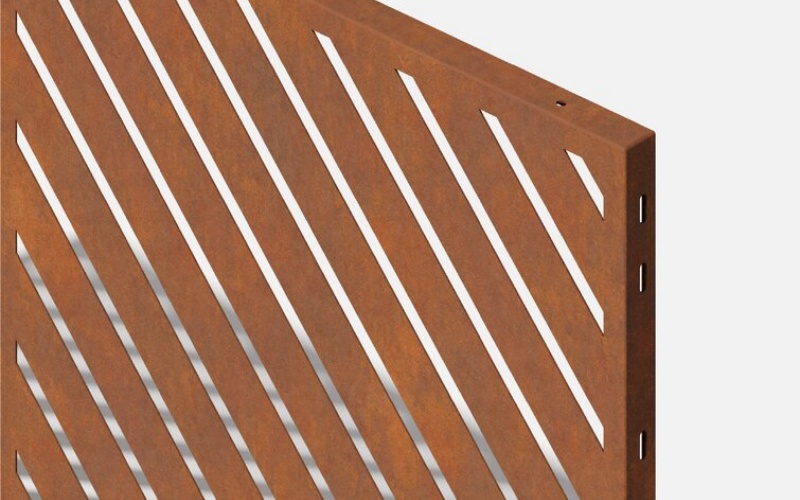 Corten A588 Steel Privacy Screens – Low MOQ for Contractors