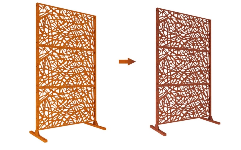 Outdoor Corten Steel Windbreak Screens – Bulk Orders for Landscapers