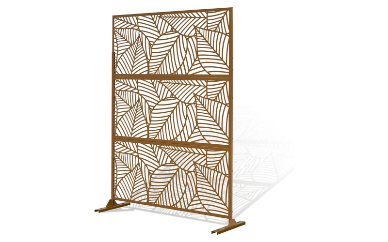 Corten Steel Laser-Cut Panels – Commercial Landscaping Solutions