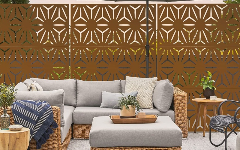 Laser-Engraved Corten Steel Screens – Unique Designs for Resellers