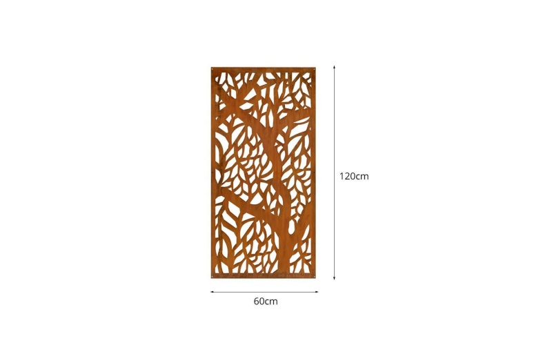 Corten Steel Screens with Mounting Hardware – Easy Installation