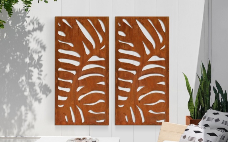 B2B Perforated Corten Steel Screens – Custom Hole Patterns