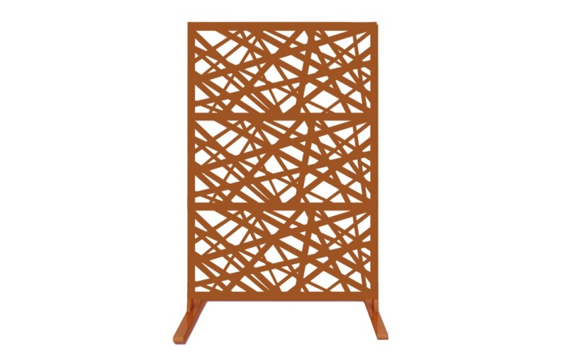 B2B Perforated Corten Steel Screens – Custom Hole Patterns
