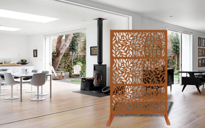 B2B Perforated Corten Steel Screens – Custom Hole Patterns