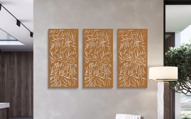 Corten Steel Screens for Poolside Privacy – Saltwater Resistant