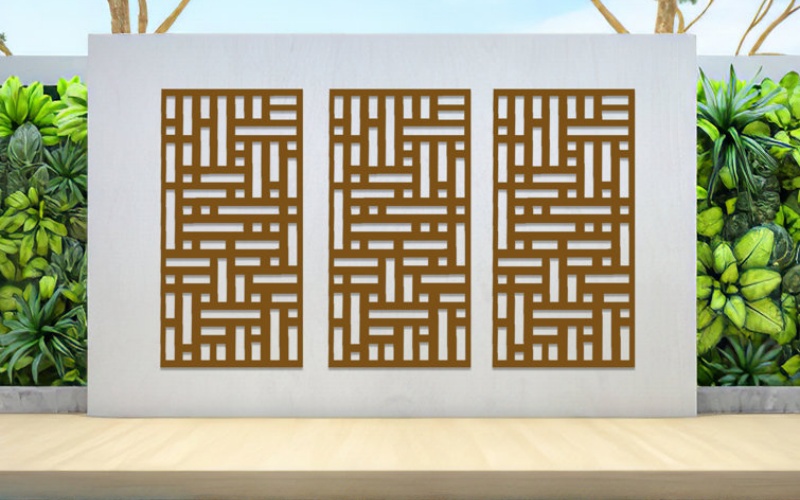 Large-Scale Corten Steel Screens – For Parks & Public Spaces