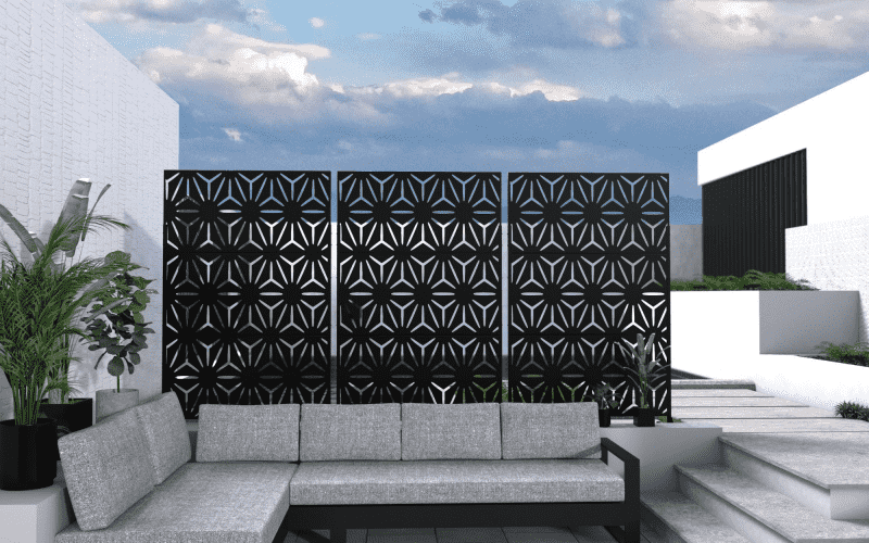 Outdoor Corten Steel Dividers | Architectural Privacy Screens | Bulk Supplier