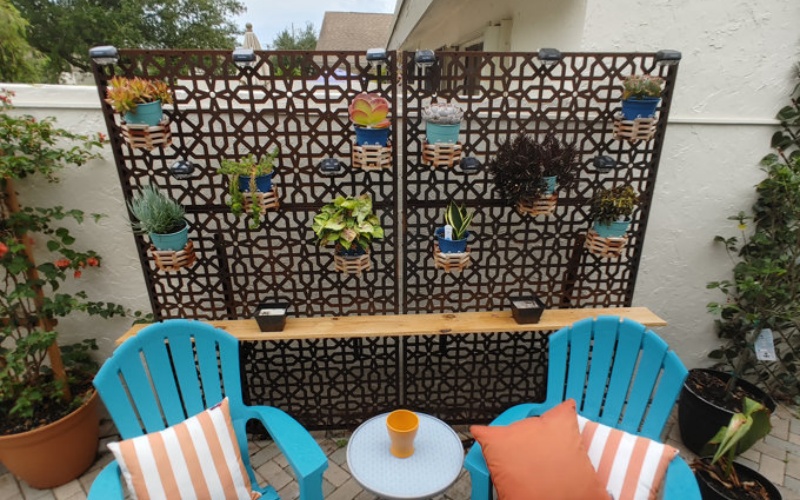 Outdoor Corten Steel Dividers | Architectural Privacy Screens | Bulk Supplier