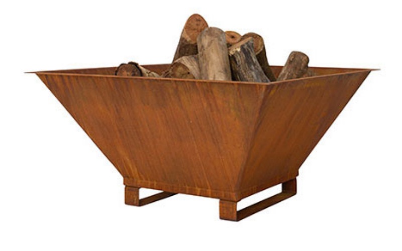 Corten Steel Fire Pit for Businesses - Weather-Resistant & Low Maintenance